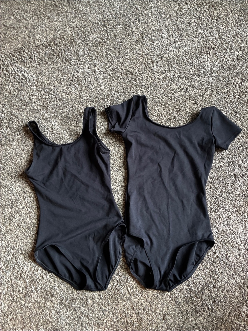 Capezio Black Women's Short-Sleeve & Tank Bodysuit Duo